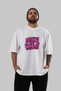 Gym, Sports, Fitness 2 Front Printed White Oversized T-Shirt Men's Women's Cotton Crew Neck T-Shirt - 6