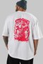 Gym, Sports, Fitness 64 Back Printed White Oversize T-Shirt Men's Women's Cotton Crew Neck T-Shirt - 5