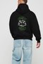 Gym, Sports, Fitness 89 Black Hoodie with Back Print Oversize Hooded Sweatshirt Men Women - 3