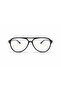 Azario Black Vintage Retro Glasses - 2