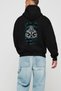 Gym, Sports, Fitness 37 Black Hoodie with Back Print Oversize Hooded Sweatshirt Men Women - 3