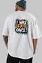 Gym, Sports, Fitness 5 Back Printed White Oversize T-Shirt Men's Women's Cotton Crew Neck T-Shirt - 5