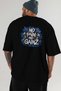 Gym, Sports, Fitness 86 Back Printed Black Oversize T-Shirt Men's Women's Cotton Crew Neck T-Shirt - 6