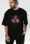 Gym, Sports, Fitness 24 Pre-Printed Black Oversize T-Shirt Men's Women's Cotton Crew Neck T-Shirt - 7