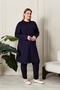 Women's Plus Size Ribbed Set - 8