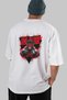 Gym, Sports, Fitness 67 Back Printed White Oversize T-Shirt Men's Women's Cotton Crew Neck T-Shirt - 6