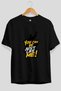 Gym, Sports, Fitness 91 Pre-Printed Black Oversize T-Shirt Men's Women's Cotton Crew Neck T-Shirt - 2