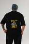 Gym, Sports, Fitness 91 Back Printed Black Oversize T-Shirt Men's Women's Cotton Crew Neck T-Shirt