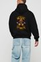 Gym, Sports, Fitness 88 Black Hoodie with Back Print Oversize Hooded Sweatshirt Men Women - 3