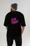 Gym, Sports, Fitness 92 Back Printed Black Oversize T-Shirt Men's Women's Cotton Crew Neck T-Shirt - 5