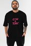 Gym, Sports, Fitness 97 Pre-Printed Black Oversize T-Shirt Men's Women's Cotton Crew Neck T-Shirt