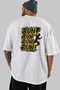 Gym, Sports, Fitness 46 Back Printed White Oversize T-Shirt Men's Women's Cotton Crew Neck T-Shirt - 5