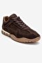 LARS Brown Suede Genuine Leather Women's Casual Sneakers - 3