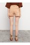 Peak New Season Mom Fit Straight Pocket Detailed Women's Jean Shorts - 6
