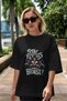 Gym, Sports, Fitness 22 Pre-Printed Black Oversize T-Shirt Men's Women's Cotton Crew Neck T-Shirt - 5