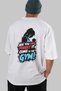 Gym, Sports, Fitness 26 Back Printed White Oversize T-Shirt Men's Women's Cotton Crew Neck T-Shirt - 6