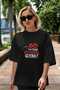 Gym, Sports, Fitness 56 Pre-Printed Black Oversize T-Shirt Men's Women's Cotton Crew Neck T-Shirt - 5