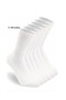 Men'S, Basic, 100% Cotton 6 Pairs Short Socks-College & Tennis Socks - 3