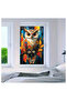 Glass Stained Glass Foil, Self Adhesive, Patterned Frosted Glass Foil 61X100 cm