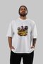 Gym, Sports, Fitness 38 Pre-Printed White Oversized T-Shirt Men's Women's Cotton Crew Neck T-Shirt - 6