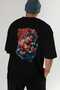 Gym, Sports, Fitness 13 Back Printed Black Oversize T-Shirt Men's Women's Cotton Crew Neck T-Shirt - 7