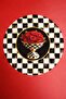 FABRICWORKS Checker Series | Set of 2 Round Decorative Placemats - 2