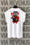 Berserk Sırt Printed Zero Sleeve 100% Cotton Sports Tshirt