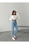 Stone High Waist Belt Apollet Mom Jeans