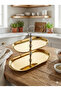 2-Tier Boat Tray Stainless Steel Presentation Tray, Cookie Tray, Macaron Tray, Promise Tray, Engagement Table Accessory, Dowry - 4