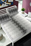 Deep Patterned Elastic Sheet Set - Single/Double/King Size - 2