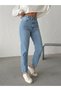 Stone High Waist Belt Apollet Mom Jeans - 3
