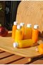 6 Pieces of 100 ml Plastic Ginger Shot Bottles with White Leak-Proof Caps Detox Fruit Shot Bottles - 4
