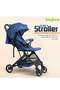 2 in 1 Multifunctional Baby Stroller Pram for Baby 0 to 3 Years, Foldable Baby Trolley (Blue) - 7