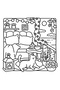 MULTI CAT MOMENTS Bold-easy Patterns Coloring Book for Adults Cute Drawing Book Perfect Gift for Par - 4