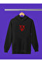 V for Vendetta Printed Cotton Long Sleeve Fleece-Lined 3 Yarns Hooded Sweatshirt - 2