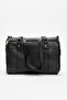 Verona Women's Shoulder Strap Handbag Real Leather Black - 6