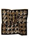 Houndstooth Geometric Sports Pattern Sparkly Crystal Scarf - 2