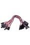 Red 10Pcs 150mm 15cm Servo Extension Lead Wire Cable For RC Futaba JR Male to Female 15cm Wire Conne - 6