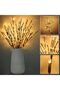 Warm White Light 1pc Willow Branch Lamp 20 LED Bouquet Decoration Lights Tall Vase Filler For Party