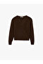 Double-Breasted Collar Long Sleeve Knitwear Sweater - 3