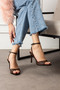 Women's Thin-Heeled Sandals - Elegant Leather Ankle Strap Dress Shoes - 2
