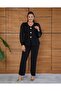 Women's Plus Size Button Detail Evening Suit - 2