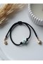 Marteniçka Black Friendship Luck Bracelet Glass Evil Eye Bead Semiramis Bracelet - 5