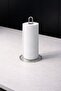 Tableware Kitchen Serving Tray Roll Napkin Holder Towel Holder Trivet Bread Plate 4-Piece Tableware Set Organizer Silver - 4