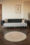Beige Tufted Sofa Cover 115 X 200 cm Sofa Divan Sofa Bed Armchair Cover - 3