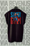 Super Gym Back Printed Zero Sleeve 100% Cotton Sports Tshirt