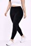 Women's Black Winter Soft Textured Velvet Tights - 2
