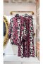 Leopard Patterned Linen Double Suit - 2