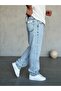 Men's Stitching Detail Baggy Fit Jeans - 2