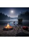 Portable Folding Camping Chair with Cup Holder Pack Of 3 - 4